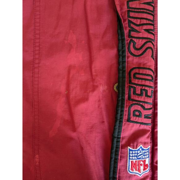 Washington Redskins Commanders 90s STARTER puffer jacket coat M red NFL Pro vtg - Picture 5 of 14